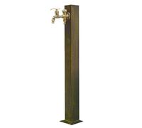 XCHSXYL Freestanding Outdoor Garden Water Column - 26In Vertical Square Water Feature with Double Outlet Faucet For Efficient Watering and Irrigation Solutions,One Color-95cm/37