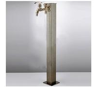 XCHSXYL Garden Water Column Outdoor Water Fountain Courtyard Faucet, Patio Water Dispenser with Hose Holder and Full Copper Faucet, Hose Bibb Lawn Sprinklers, for Irrigation/Car（