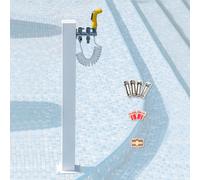 XCHSXYL Independent Water Column for Garden Outdoor Stainless Steel Hose Holder with Faucet Ideal for Winter Car Wash and Irrigation Durable & Stylish Garden Feature.,A-80cm/31.5