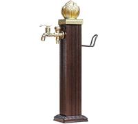 XCHSXYL Outdoor Garden Water Column with Faucet Irrigation Courtyard(Side Water Inlet,44.8in/114 cm)