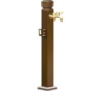 XCHSXYL Outdoor Stainless Steel Garden Water Column Tap Antifreeze Hose Faucet Courtyard(Copper,14.5 * 95cm/5.7 * 37.4in)