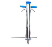 XCHSXYL Sembradora de Rodillos, sembradora Manual de plántulas de hortalizas, Acero Inoxidable, siembra de precisión para maíz, Frijoles, algodón y maní, Double2