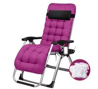 XCHSXYL Sillas Plegables de jardín, sillón de Gravedad Cero, sillones reclinables para Patio, Tumbona Plegable, Ajustable, reclinable, para Exteriores, jardín, Patio, Silla de gr