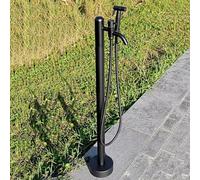 XCHSXYL Stainless Steel Freestanding Hose Stand with Vertical Garden Water Column Outdoor Faucet and Spray Gun Faucet Outdoor Spigot Hose Bib for Efficient Watering