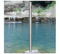 XCHSXYL Stainless Steel Garden Water Column with Faucet - Outdoor Freestanding Water Tap Courtyard(Style 4,13x86CM)