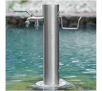 XCHSXYL Stainless Steel Outdoor Garden Water Faucet Column Courtyard(with Style 5 Faucet,20.5X50Cm)