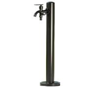 XCHSXYL Stainless Steel Vertical Garden Water Column with Hose Stand and Frost Protection Tap 37 Inches