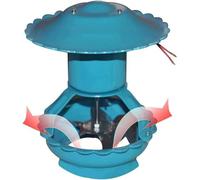XCHSXYL Ventilador imney, 100 vatios, 8 Hojas, Ventilador para Chimenea imney, Extractor de Humo imney, Extractor de Aire Exterior, Accesorio imney