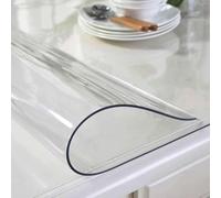 XCKJYDCDB Película Transparente de PVC,Espesor 1,5 mm,Cristalina y de Alto Brillo Película Protectora Fácil Cuidado y limpiable Impermeable (50x80cm/19.69x31.5in)
