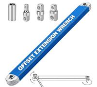 XCMVCN Shall - Llave de extensión de 15,4 pulgadas con adaptadores de 1/2", 1/4" y 3/8"