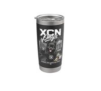 XCN Onyx Pet Selfie Crypto Token Payment HODL Design Vaso térmico de acero inoxidable de doble pared