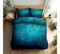 XCQHZYQ Funda Nórdica Cama 90 Infantil Azul, Juego de Cama de Impresión de Abstracto Grieta Textura De Piedra Microfibra Suave Transpirable, Funda Edredón 150x200 cm para Niños Niñas Adolescente