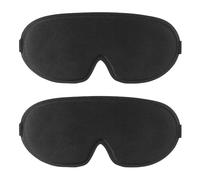 XCRPRT Antifaz para Dormir, 2Pcs Antifaz para Dormir para Mujer y Hombre, Sleep Mask, Mascara para Dormir Sin Luz, Anti-Luz Máscara de Dormir Sin Presión Ocular para Dormir, Tomar una Siesta