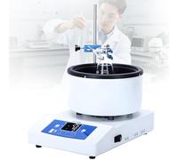 XCSCUK Agitador de Calentamiento magnético, Mezcla de Alta Velocidad y Control de Temperatura Uniforme, para reacciones de Laboratorio y Cultivo biológico (1L)