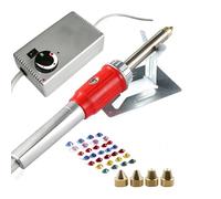 XCSCUK Aplicador de termofijación por vacío, máquina de colocación de Cristales Ajustable, con 4 Puntas Intercambiables, Compatible con Diamantes de imitación Planos de 1 a 8 mm.