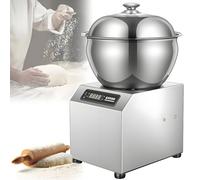 XCSCUK Batidora de Masa Eléctrica, Fabricante de Masa Comercial, Amasado de Masa con Tiempo Ajustable de 0-30 Minutos, para Restaurante y Panadería (5kg)