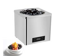 XCSCUK Calentador eléctrico de Sopa, máquina Comercial para atemperar Chocolate, Calentador de Perlas, máquina para Tapioca, Olla Aislante, para Tienda de té con Leche/Sushi. (3L)