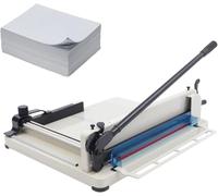 XCSCUK Cortador de papel de guillotina A3 resistente, guillotina industrial, con bloqueo de seguridad, corte de precisión, para fotocopia comercial de oficina