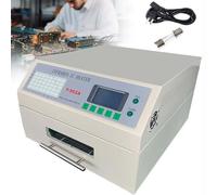 XCSCUK Estación de Soldadura de Horno de reflujo, máquina de Soldadura de reflujo automática de 1500w, para Pruebas de Soldadura PCB SMT