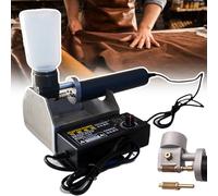 XCSCUK Herramienta eléctrica de Tinte de Borde de Cuero, aplicador de Pintura de Tratamiento de Borde de Cuero, teñido Continuo, con Cubo de Tinte de 50 ml