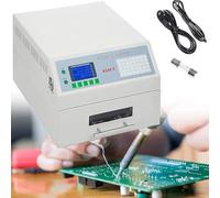 XCSCUK Horno de reflujo automático, máquina de Soldadura por reflujo Profesional, con circulación de Aire Caliente, Adecuado para fábricas (962A)