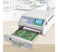 XCSCUK Horno de reflujo de 800 W, máquina de Soldadura con Calentador portátil, Temperatura Estable de 0-280 ℃, para Pruebas de Soldadura PCB SMT (800w)