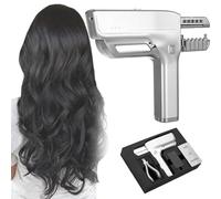 XCSCUK Kit de máquina de Extensiones de Cabello 6D, Herramienta de Extensiones de Cabello sin Rastro, Pistola de extensión de Cabello para salón