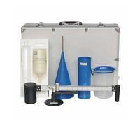 XCSCUK Kit de probador de lodo, medidor portátil de contenido de arena, hidrómetro de lechada, viscosímetro de lodo, con embudo de pantano y taza, para laboratorio, ingeniería de construcción