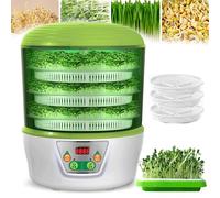 XCSCUK Máquina de brotes de Frijol Completamente automática, máquina de brotes de Frijol, Herramientas eléctricas de plántulas de germinación de Semillas, para rábano, Pasto de Trigo