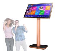 XCSCUK Máquina de Karaoke, Sistemas de Karaoke con Pantalla táctil capacitiva KTV de 19,5/22 Pulgadas, Cambio de 27 Idiomas, Adecuado para Fiestas Familiares (19.5inch 2TB)