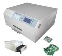 XCSCUK Máquina de Soldadura por reflujo automática, Horno de reflujo multifunción, Herramienta de Soldadura, con circulación de Aire Caliente para Prueba de Soldadura PCB SMT (962A+)