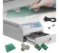 XCSCUK Máquina de Soldadura Profesional, máquina de Soldadura por reflujo, Horno de reflujo, Herramienta de estación de retrabajo de área de Soldadura Tipo cajón (962A)