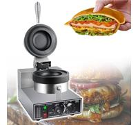 XCSCUK Máquina para Hacer Hamburguesas con Helado, máquina para Hacer Hamburguesas Antiadherente Comercial, máquina para Hacer gofres Comercial, Adecuada para dormitorios y vehículos recreativos