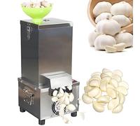 XCSCUK Máquina peladora eléctrica de ajos, peladora de ajo entera comercial de 25 kg/h, herramienta de pelado de cocina, separador de ajo