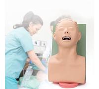 XCSCUK Modelo de enseñanza de maniquí de intubación,Entrenador de manejo de Las vías respiratorias de intubación Nasal,Herramienta educativa de Laboratorio de Estudio