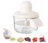 XCSCUK Pelador automático de frutas, máquina eléctrica peladora de uvas y tomates, capacidad máxima de 300 g, para uvas, tomates, cerezas