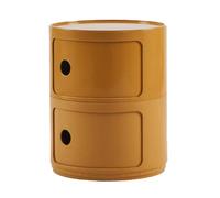 XCSDEW Mesita De Noche, Armario Almacenamiento Plástico, Estante Doble Capa, No Requiere Instalación, Adecuado For Espacios Pequeños(Color5)