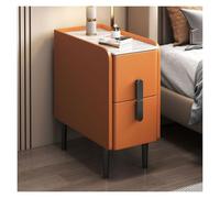 XCSDEW Mesita De Noche,Estante Almacenamiento Doble Capa Madera Maciza,Tablero Roca,Varios Tamaños Disponibles,Adecuado For La Esquina del Sofá(Color3,35x40x50cm)