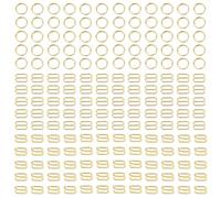 XCSJ 180 Pcs Ganchos de Correa de Sujetador Lencería Cierre Ganchos Hebillas de Correa de Sujetador Sujetadores Ajustables Deslizadores para Brasier, Camisones, Trajes de Baño, Vestidos-8mm (oro)