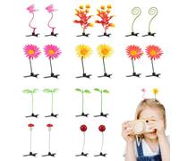 XCSJ 20 Pcs Clips pelo Niña Hermosas Clips pelo Divertidas Multicolor Horquillas para Niña Vivos Pinzas para Cabello pelo Niña Bonito Horquilla Divertidos Horquillas Mariposa para Mujeres y Niñas (A)