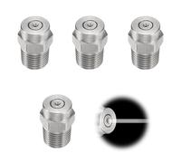 XCSJ 4 Pcs Boquilla De Abanico Pulverizador De 0 Grados, Abertura 1.236 mm, Conexión Rosca 1/4, Boquilla De Ventilador De Alta Presión Para Escoba De Agua y Limpiador De Debajo De La Carrocería