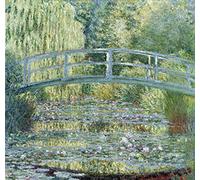 XCSQTYMY Pintura por Números Claude Monet-El Puente Japonés (El Estanque de los Nenúfares) DIY Pintar por Numeros para Adultos Niños Pintura al óleo Kit con Pinceles y Pinturas