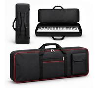 xcsvz Funda Teclado 61 Teclas para Nord/Clavia Wave 2 2020-2026+ | Tela Oxford 600D | Asas Reforzadas | Acolchado de 6 mm | Correas de Hombro Ajustables | Bolsa Portátil Impermeable para Piano
