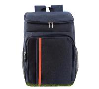 XCTDSVAH Bolsa Termica Porta Alimentos Bolsa aislante de doble hombro, gran capacidad, Picnic al aire libre, deportes acampada, mochila tela Oxford(Dark blue)