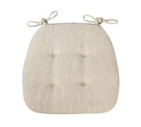 XCTDSVAH Cojines Sillas Cojín Antideslizante de Lino for Silla, Esponja for el hogar, Cojines Multicolores for Comedor, palés, jardín al Aire Libre(Beige)
