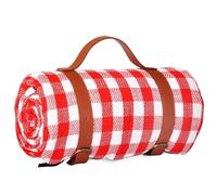 XCTDSVAH Manta de Picnic Esterilla Impermeable for Picnic al Aire Libre, for Acampar, Playa, Manta Rectangular a Rayas de Colores a Cuadros, for Dormir, for Sala Estar(Color8,200x300cm)