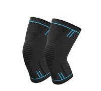 XCTDSVAH Rodilleras 1 par de rodilleras deportivas silicona antideslizantes for correr, andar en bicicleta y baloncesto(Blue,M)