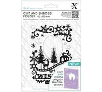 XCUT Carpeta troquelada y grabada, acero, talla única