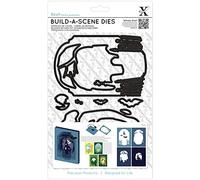 Xcut - Juego de 8 Spooky Cementerio Caja de Sombra Die