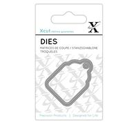 Xcut Plantillas para Cortar para Manualidades de Alphabet Die, Acero, Plateado, 0.1 x 2.9 x 4.0999999999999996 cm